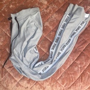 VS PINK gray sweatpants